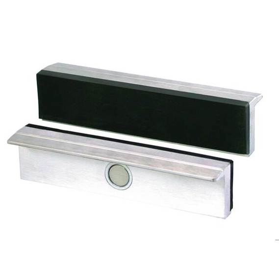 Magnet-Schutzbacke Typ G - Größe 125 - Aluminium mit Gummibelag