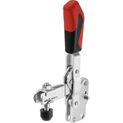 6802-4 Vertikaler Senkrechtspanner mit Rotem Handgriff