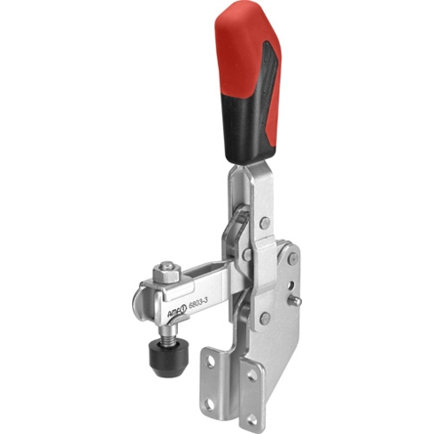 6803-4 Vertikal-Spanner mit rotem Handgriff - Hochpräzise Spanntechnologie