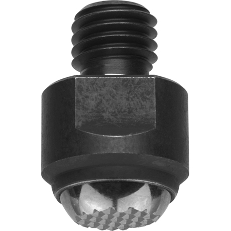 7110DFX-16xM16 Geriffelte Druckschraube mit Kugel - Spanneisen